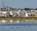 A Dow chemical plant in Midland Michigan