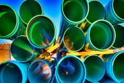 PVC is used to make pipes for the construction and housing industry