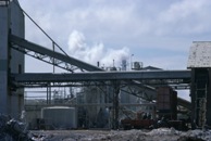 A phosphate processing plant