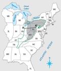A map of the Marcellus Shale
