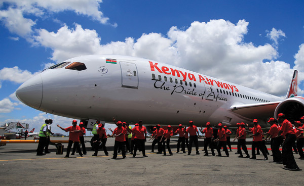 Kenya Airways 787 Rex Features