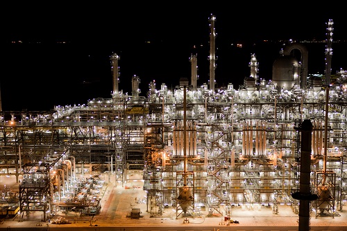 Although five crackers were down for planned maintenance, the delay of one turnaround from April to September eased some of that expected supply tightness. (Image: Shell Chemical)