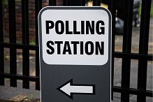 A polling station in Tottenham, North London on 23 June. Source: Rexfeatures