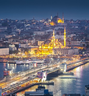 Turkey, Istanbul, view to Galata Bridge and New Mosque. Source - WestEnd61, REX, Shutterstock