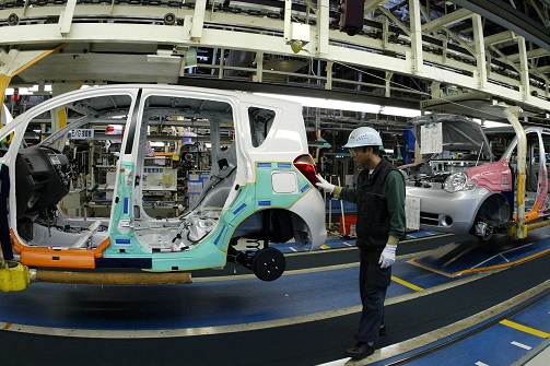 Photo (top): An assembly line at a car factory in Japan (Masatoshi Okauchi/REX/Shutterstock)