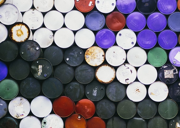 Large pile of petroleum barrels. Source - Mint Images, REX, Shutterstock