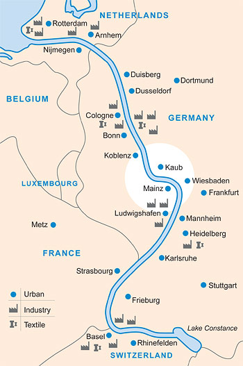 Rhine map