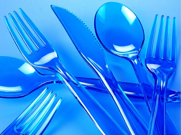 Food utensils are often made of polystyrene