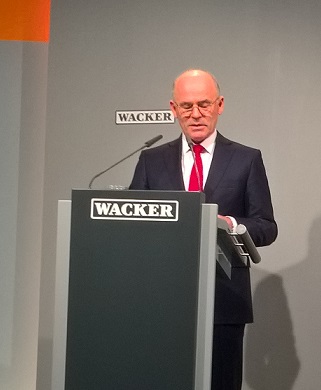 Rudolf Staudigl, Wacker CEO. Source - ICIS