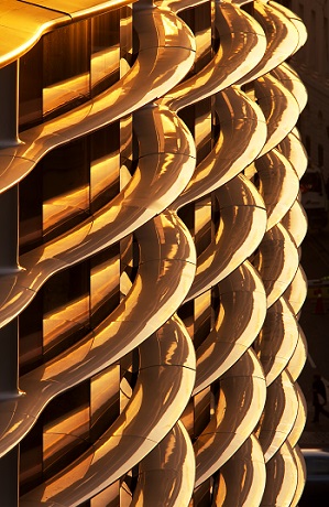 Polymer façade on the Walbrook building, London (Source: Hufton + Crow / View Pictures/REX/Shutterstock)