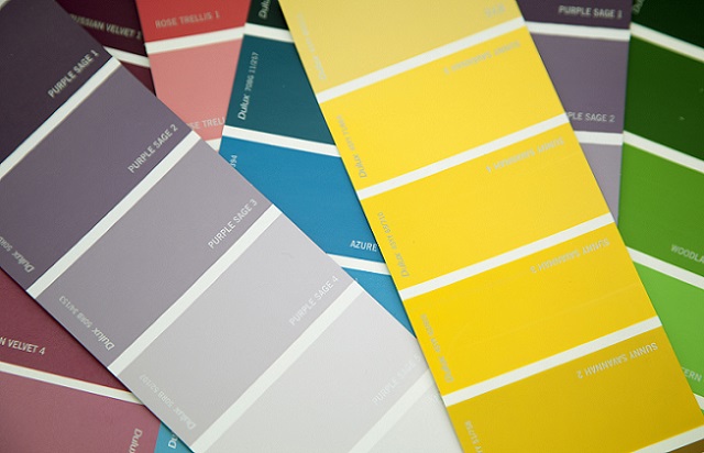 Dulux paint colour cards
