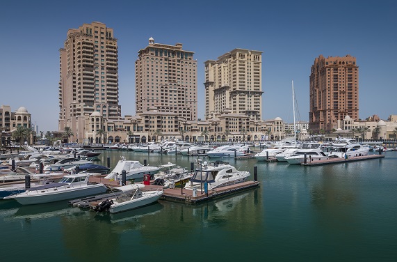 Photographer: imageBROKER/REX/Shutterstock Marina, The Pearl, Doha, Qatar, United Arab Emirates 