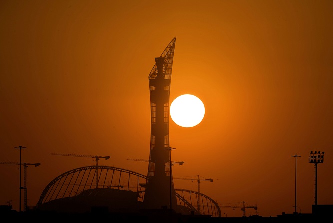 Khalifa International Stadium in Doha, Qatar. Source - Pixathlon, SIPA, REX, Shutterstock