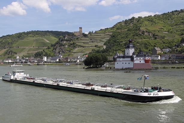 A barge near Rhine