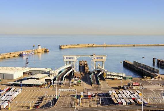 Eastern Docks at ferry port of Dover, UK 2